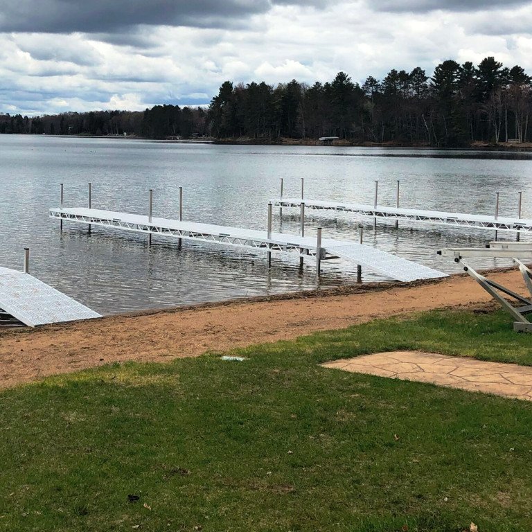 Premium Docks at a Marina With Shore Ramps and Legs