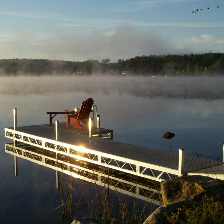 Premium Dock Looking Fantastic on a Rocky Shoreline