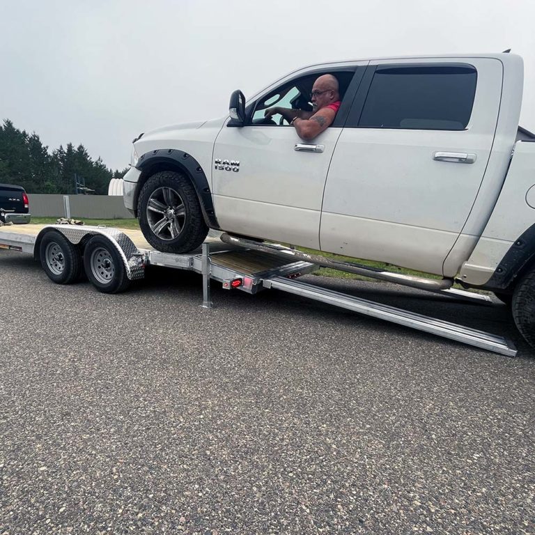 Built to haul trucks and other large vehicles.